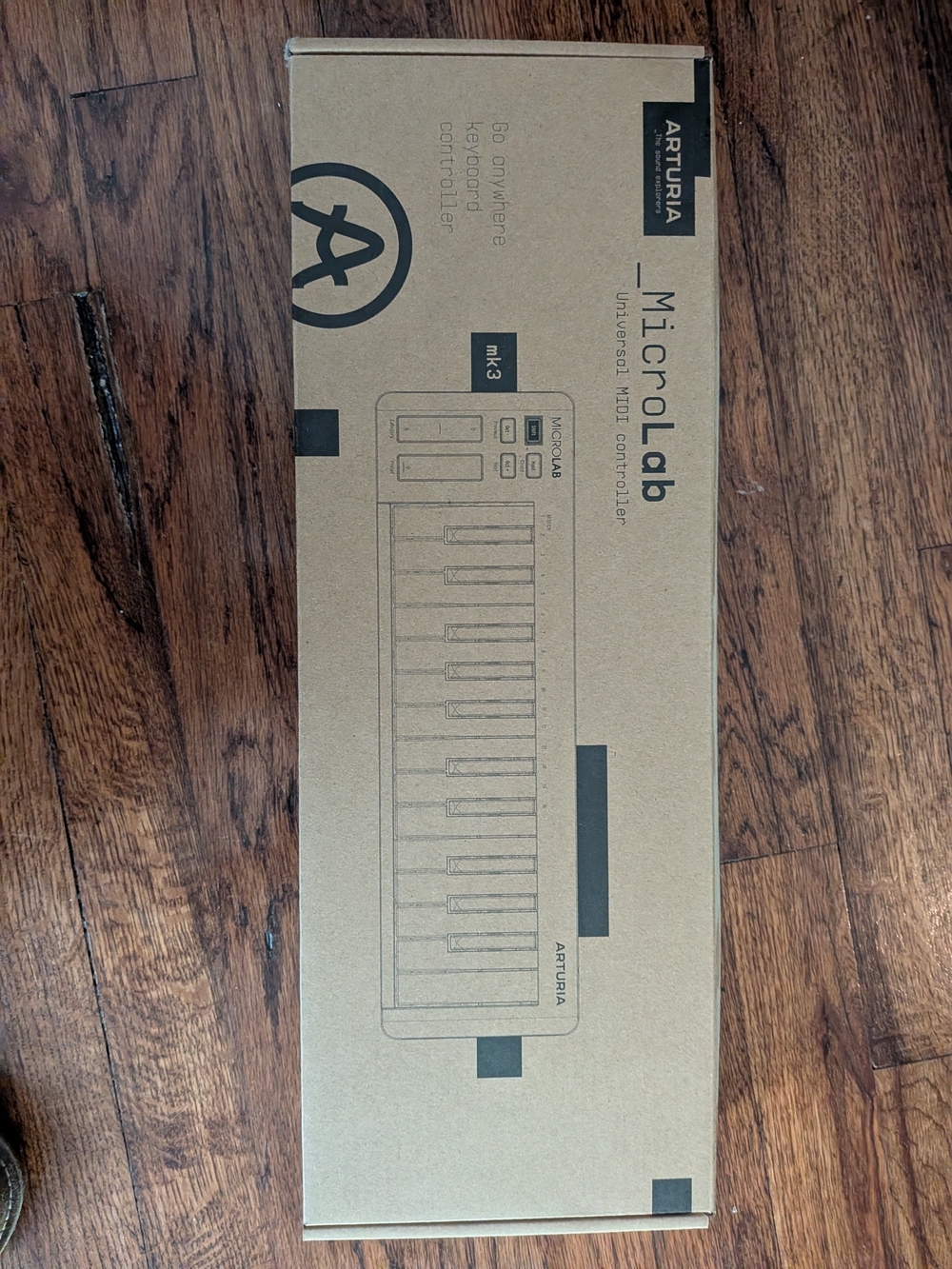 MicroLab White 25-Key USB MIDI Controller - Picture 5 of 6